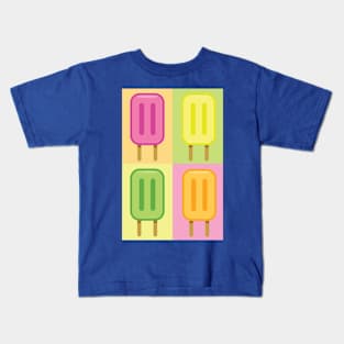 Pop Art Popsicles Kids T-Shirt